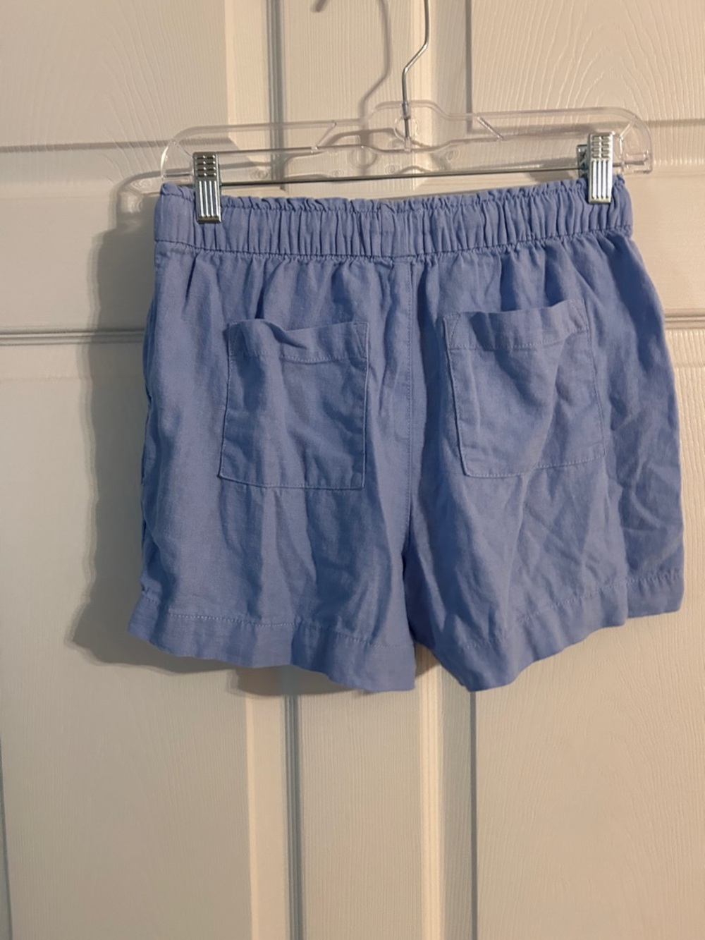 GAP Periwinkle High-Waist Casual Pocket Shorts